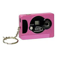 Pink Digital Camera on a Key Chain