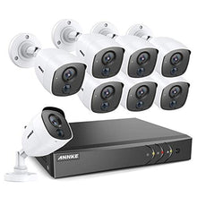 Load image into Gallery viewer, ANNKE S300 CCTV Camera System 8CH Channel 5MP Lite 5-in-1 H.265+ DVR and 8x1080P HD Weatherproof Bullet Cameras, PIR Detection, White Light Alarm, Email Alert with Snapshots, NO Hard Drive
