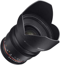 Load image into Gallery viewer, Samyang 16 mm T2.2 VDSLR II Manual Focus Video Lens for Micro Four Thirds Camera
