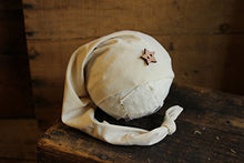 Load image into Gallery viewer, AMOS and SAWYER Knotted Sleeping Hat, Photography Prop (Newborn, Stone - Star Button)
