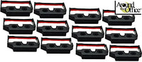 12 Pack 7011 Compatible Ribbons, Black/Red - EBS Compatible For Victor Technologies Calculators