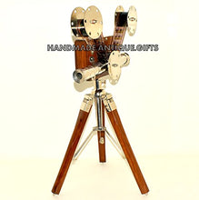 Load image into Gallery viewer, Handmade Vintage Design Camera Old Style Wooden Brown Collectible Gifts
