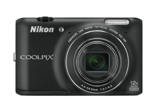 Nikon COOLPIX S6400 16 MP Digital Camera with 12x Optical Zoom and 3-inch LCD (Black) (OLD MODEL)