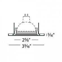 Load image into Gallery viewer, WAC Lighting HR-836-BN Recessed Low Voltage Trim Metal Trim Ring
