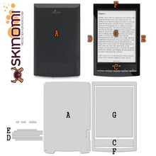 Load image into Gallery viewer, Skinomi Full Body Skin Protector Compatible with Sony Reader PRS-T1 (Wi-Fi)(Screen Protector + Back Cover) TechSkin Full Coverage Clear HD Film
