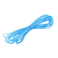 Aexit 8mm Dia Cord Management Tight Braided PET Expandable Sleeving Cable Wire Wrap Sheath Cable Sleeves Blue 5M