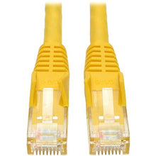 Load image into Gallery viewer, Tripp Lite Cat6 Gigabit Snagless Molded Patch Cable (RJ45 M/M) - Yellow, 25-ft.(N201-025-YW)
