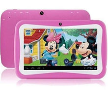 Load image into Gallery viewer, WorryFree Gadgets 7&quot; Kids Tablet Computer, Android 7.1, Quad Core CPU, 8GB Hard Drive, Pre-Installed Games and Apps, Wi-Fi, Dual Camera - Pink
