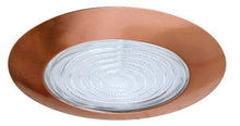 Load image into Gallery viewer, Elco 6&quot; 120V Shower Trim for Recessed Light EL113CP Copper Finish
