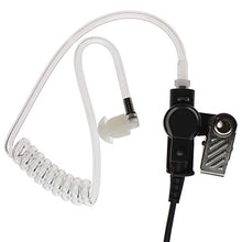 Load image into Gallery viewer, Tenqcovert Acoustic Tube Earpiece Headset Mic for Motorola Ht1000 Ht2000 Jt1000 Radio Security Door Supervisor
