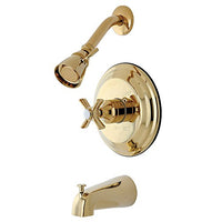 KINGSTON BRASS KB2632ZX Millennium Tub and Shower Faucet, Polished Brass