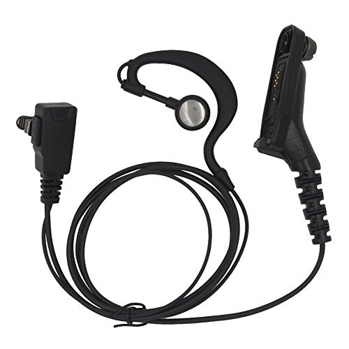 Aoer Multi Pin G Shape Clip Ear Ear Hook Headset Earpiece With Mic For Motorola Radios Apx4000 Apx600