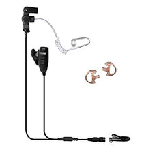 Load image into Gallery viewer, Tactical Ear Gadgets Cougar 2-Wire Surveillance Earpiece EP4033QR with Quick Release for Motorola HT1250 HT750 Radio (See List)
