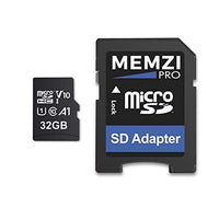 MEMZI PRO 32GB 100MB/s Class 10 A1 V10 Micro SDHC Memory Card with SD Adapter for ASUS ZenFone AR, 5Q, 5Z, 4, 4 Pro, 4 Max, 3, 3 Laser, 3 Zoom, V, Max Plus, Max, Live Cell Phones