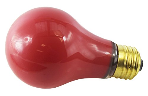 Halco BC2733 06335 - A19RED25C Standard Solid Ceramic Colored Light Bulb