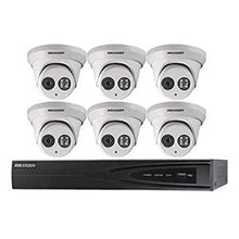 Load image into Gallery viewer, Hikvision USA I7608N2TP Hikvision Kit, 8 Ch Nvr with Poe, 2 Tb Storage, Six 4Mp Outdoor Turret W 2.8Mm Lens, H.264+
