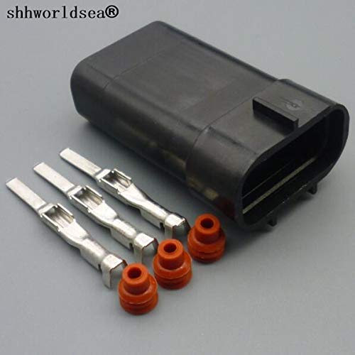 Aircus Aircus 6189-0099 3 Pin 2.2 MM Female Male Connector For VSS Toyota 1JZ 2JZ Map Sensor 90980-10841 Vacuum Turbo Pressure Au - (Color Name: 100sets male)