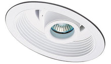 Load image into Gallery viewer, Elco Lighting EL1612B S6 6 Low Voltage Retrofit Trim - Adjustable Spot with Stepped Baffle
