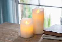 Load image into Gallery viewer, Motion Flame 3x6 LED Candle Christmas, 4InL x 4InW x 6.5InH, White

