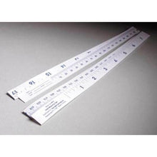 Load image into Gallery viewer, DUKAL 4412 Disposable Tape Measure, Blue Markings, 36&quot; Length, Paper (Pack of 1000)
