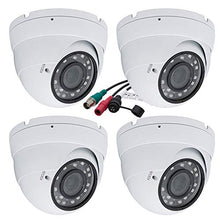 Load image into Gallery viewer, Evertech 1080P Dome Security Camera (Hybrid 4-in-1 HD-Cvi/Tvi/Ahd/960H Analog Cvbs), Day Night Weatherproof Indoor/Outdoor Dome Camera HD, Night Vision Up to 98Ft - Pack of 4
