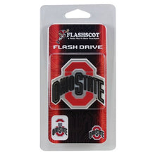 Load image into Gallery viewer, Collegiate Ohio State O Logo Shape USB Drive, Ohio State, 4GB
