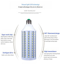 Load image into Gallery viewer, 40W Corn LED Light Bulbs (300W Equivalent),4-Pack,E26/E27 Base, AC85-265V,Ultra Bright 6000K Cool White for Indoor Outdoor Large Area Garage Factory Warehouse High Bay

