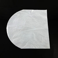 Fujiyuan 50 pcs CD DVD Disc Case Holder Plastic Wrap Sleeves Thin Bags Inner Round Bottom Cover Storage Accessories