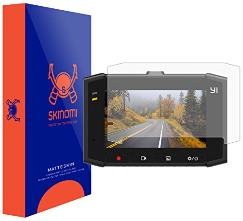 Skinomi Matte Screen Protector Compatible with Yi 2.7K Ultra Dash Cam Anti-Glare Matte Skin TPU Anti-Bubble Film