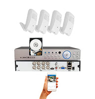 Evertech 8 Channel Digital Recorder with 4pcs 1080p Hidden Nanny Security Cameras and 1TB Hard Drive Surveillance Set