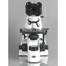 Load image into Gallery viewer, AmScope B690B Siedentopf Binocular Compound Microscope, 40X-2000X Magnification, WH10x and WH20x Super-Widefield Eyepieces, Infinity Objectives, Brightfield, Kohler Condenser, Double-Layer Mechanical
