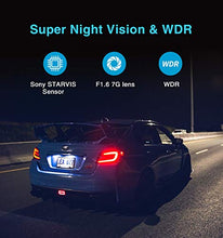 Load image into Gallery viewer, VIOFO A129 Duo Dual Lens Dash Cam Full HD 1080P 140 Wide Angle Front and Rear Dashboard Camera w/GPS WiFi, Parking Mode, Supercapacitor, Low Light Vision G-Sensor
