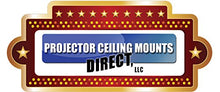 Load image into Gallery viewer, PCMD, LLC. Projector Ceiling Mount Compatible with Vivitek D940VX D945VX D963 D963HD DW814 DW882ST (12-Inch Extension)
