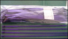 Load image into Gallery viewer, Klarus CTS-06P7X300ACC-PURPLE Stainless Steel Cable Tie44; Anodized Purple - 10 Piece Per Pack
