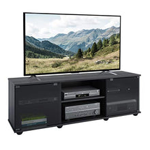 Load image into Gallery viewer, Sonax Fiji 60-Inch TV Component Bench, Ravenwood Black
