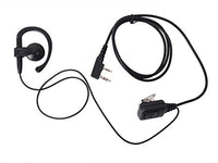 KENMAX 2-Pin Ear-Clip Earpiece Headset for Two Way Radio Kenwood TK3170 TK-2160 TK-220 TK-240 TK-2100 TK-3200 LT-3188 PX-3288