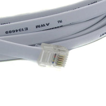 Load image into Gallery viewer, RiteAV - 14FT (4.3M) RJ12/M to RJ12/M 6P6C Straight for Data Phone Line Cord - Gray
