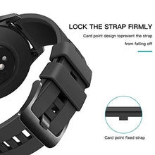Load image into Gallery viewer, Strap Loop Fastener Rings Compatible with Garmin Fenix 5X/5X Plus and Fenix 6X/6X Plus Bands Black Rubber Watch Bands Strap Keeper Loop Security Holder Retainer Ring for Fenix 5X 6X Smartwatch
