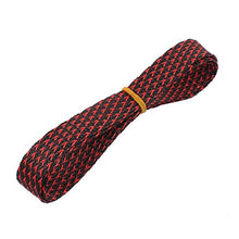 Load image into Gallery viewer, Aexit 25mm PET Tube Fittings Cable Wire Wrap Expandable Braided Sleeving Black Red 1 Microbore Tubing Connectors Meter Length
