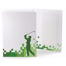 Load image into Gallery viewer, Golfer Cardboard Photo Folder for 5x7 Prints Our Price is for 50 Units - 5x7
