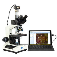 OMAX 40X-2500X Advance Darkfield LED Trinocular Compound Microscope with 10MP Digital Camera
