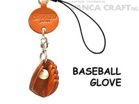 Baseball Glove Leather Goods mobile/Cellphone Charm VANCA CRAFT-Collectible Uniqe Mascot Made in Japan