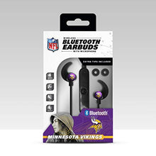 Load image into Gallery viewer, NFL SUCKERZ Wireless Bluetooth Earbuds, Minnesota Vikings
