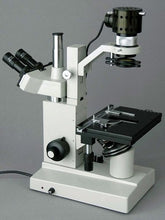 Load image into Gallery viewer, AmScope IN200B-9M Inverted Tissue Culture Microscope 40X-800X + 9M Camera
