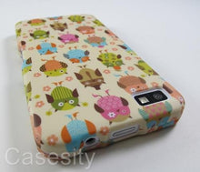 Load image into Gallery viewer, Cute ODDBALL OWL Patterns Hard Plastic Matte SNAP ON CASE Cover BlackBerry Z10 (in Casesity Retail Packaging)
