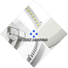 Load image into Gallery viewer, ZEEZ Lighting - 6W 4&quot; (OD 4.60&quot; / ID 3.95&quot;) Square Natural White Non-Dimmable LED Recessed Ceiling Panel Down Light Bulb Slim Lamp Fixture - 10 Packs
