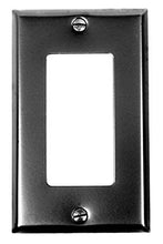 Load image into Gallery viewer, Acorn Manufacturing AW9BP 4.50 Inch Ground Fault Wall Plate, Black Iron Finish
