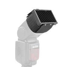 Load image into Gallery viewer, Flash Honeycomb Grid Spot Filter for Canon Nikon Sony Fujifilm Olympus Godox Neewer Camera Flash Speedlight (Universal Design)
