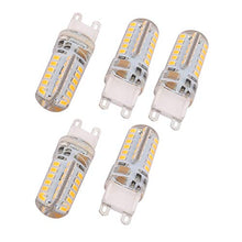 Load image into Gallery viewer, Aexit 5Pcs G9 Lighting fixtures and controls AC220V 48 LEDs 2835SMD COB LED Silicone Corn Light Bulb Warm White
