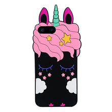 Load image into Gallery viewer, Joyleop Black Unicorn Case for iPod Touch 7 6 5 Generation,Cute 3D Cartoon Animal Cover,Kids Girls Soft Silicone Gel Rubber Kawaii Fun Cool Unique Character Skin Cases Touch 5th 6th 7th Gen

